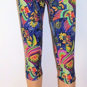 New Mix BIRD IN FLIGHT Brushed Fiber Capri Leggings